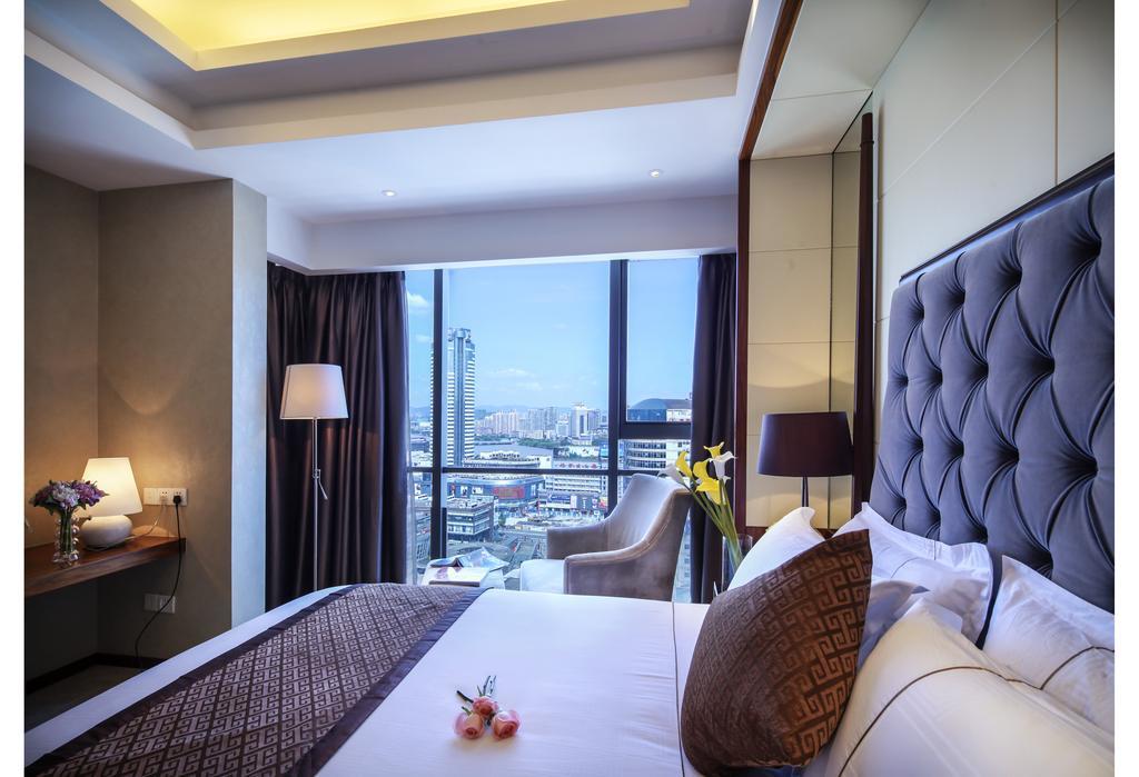 Yousu Hotel & Apartment Tianyi Square Yinyi Global Center Apartment Ningbo Esterno foto